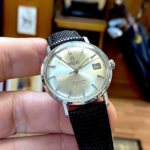 Omega Seamaster Deville automatic 33.5cm vintage watch like new