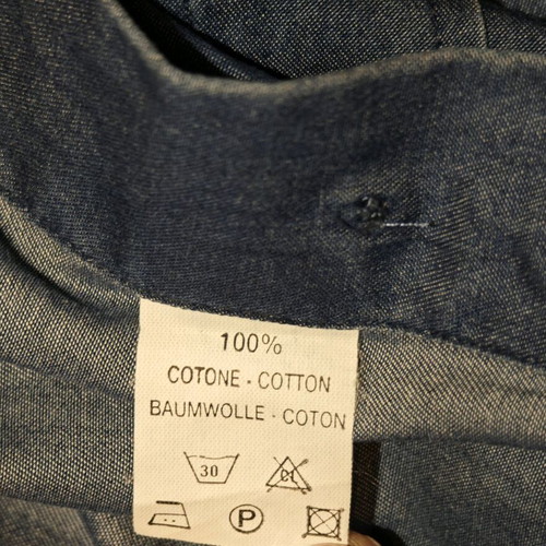 Daniel Hechter Paris men's shirt blue XXL like new, 100% cotton