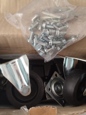 Atlas Ferplast Wheel Set new for pet cages 50 60 70