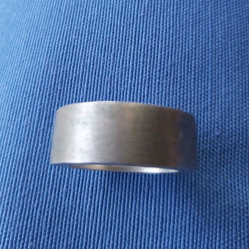 Silver ring industrial design used