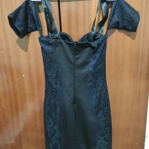 Mini black evening dress new, size XS