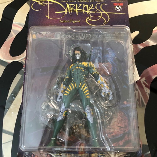 Darkness 6-inch figure Top Cow Moore used, complete in card 2001