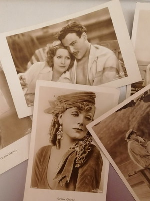Greta Garbo postcards used, pack of 17