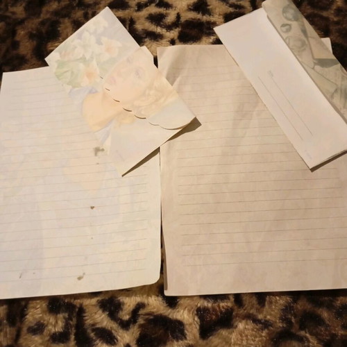 Used correspondence, 1 folder with sheets, 2 sets