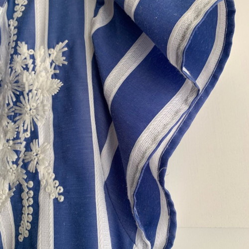 Angel Eye London embroidered striped shirt dress like new, size S