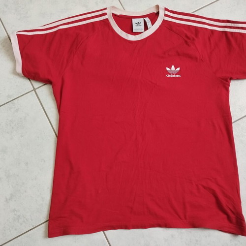 Μπλούζα κοντομάνικη Adidas XL μεταχειρισμένη, κόκκινη