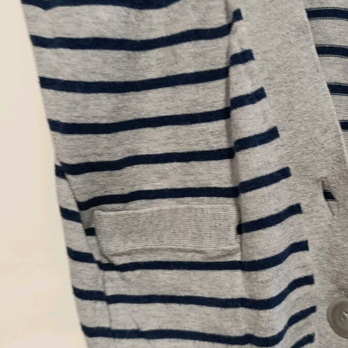 American Eagle cardigan like new, gray with blue stripes, size S