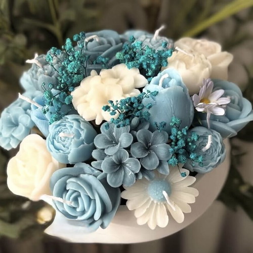 Bouquet with customizable colors and fragrance