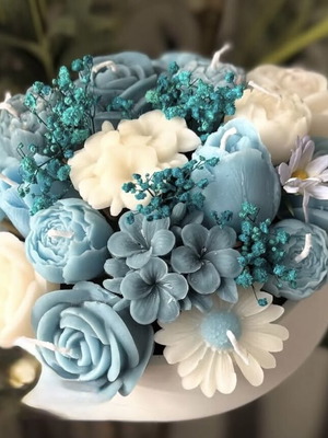 Bouquet with customizable colors and fragrance