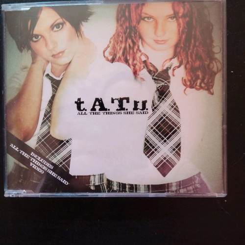 Tatu All the things she said CD used