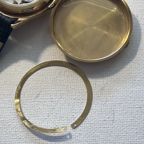 Louis Jacot Poljot Vintage Wristwatch used, 33mm, gold color