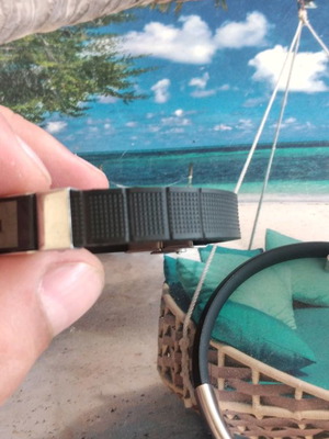 Two men's bracelets with cross used