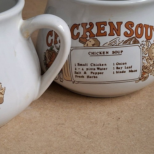 Knorr Chicken Soup large promotional mugs set of 2