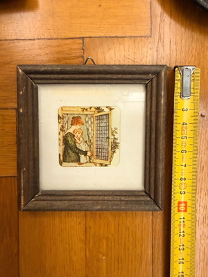 Small frame used with vintage children's illustration