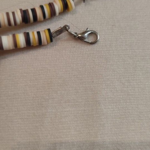 Summer bracelet and necklace used, multicolored for the sea