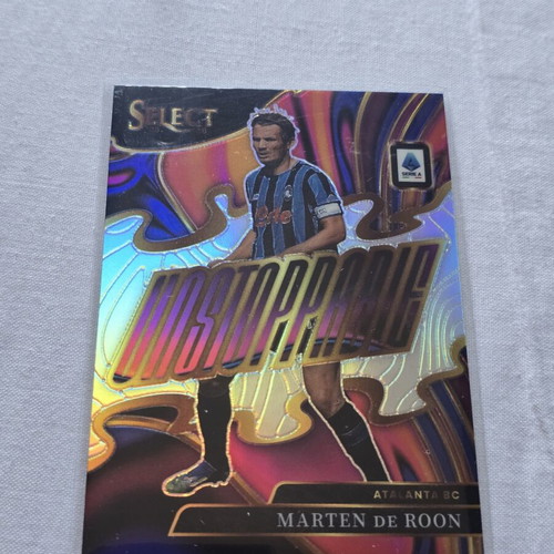 Marten De Roon Silver Unstoppable Panini Select Serie A 2025-26 like new