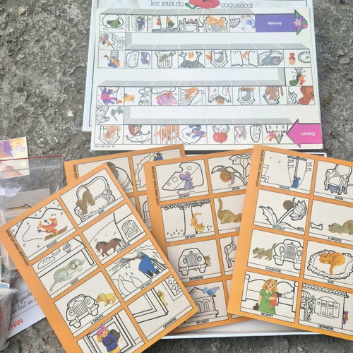 Placer board game used, educational