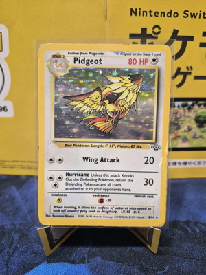 Pokemon Pidgeot 8/64 Holo rare Jungle set 1999 used