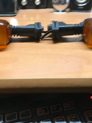 Suzuki turn signals used for Bandit 400 & 600, excellent condition, 2 pieces
