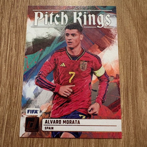 Alvaro Morata 2023-24 Donruss Soccer Pitch Kings card new #13
