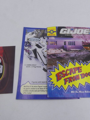 GI Joe Escape From Doom 1991 brochure used, Hasbro