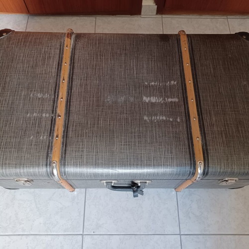 Vintage 70's suitcase trunk, large, 85×50×30 cm