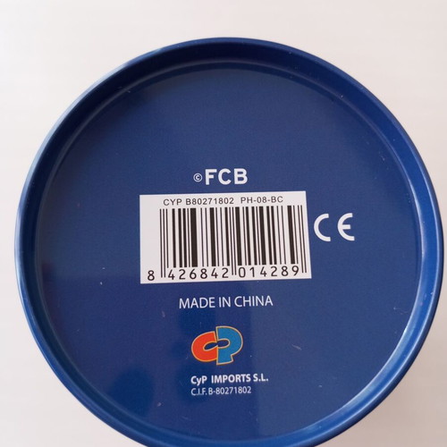 FC Barcelona Collectible Metal Money Box new, Historic Camp Nou