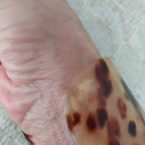 Leopard bracelet like new, brown