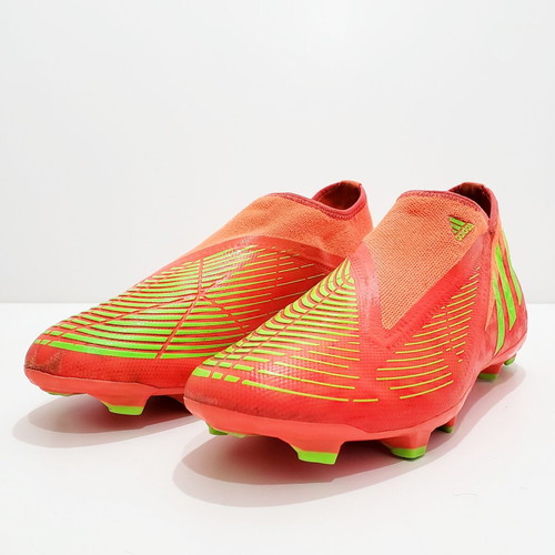 Adidas GW1000 Predator Edge 3 FG football boots used, size 43-43.5, orange