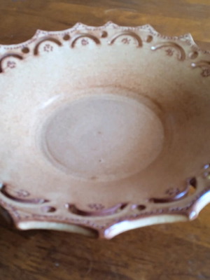 Ceramic handmade traditional fruit bowl like new