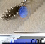  Mενταγιόν κρεμαστό Lapis λάπης, Ασήμι sterling silver 925 - κλείσιμο καταστήματος SBTS019