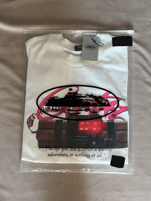 Corteiz White "Bomb" T-shirt Medium, new