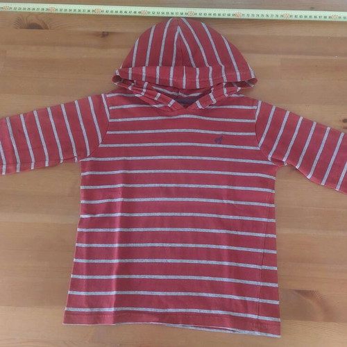 Zara Kids thin sweatshirt used, red, size 110 cm