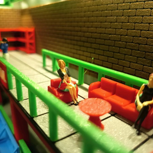 Diorama Han Garage Tokyo Drift like new