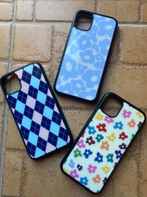 Phone cases for iPhone 11 like new, set of 3 with patterns