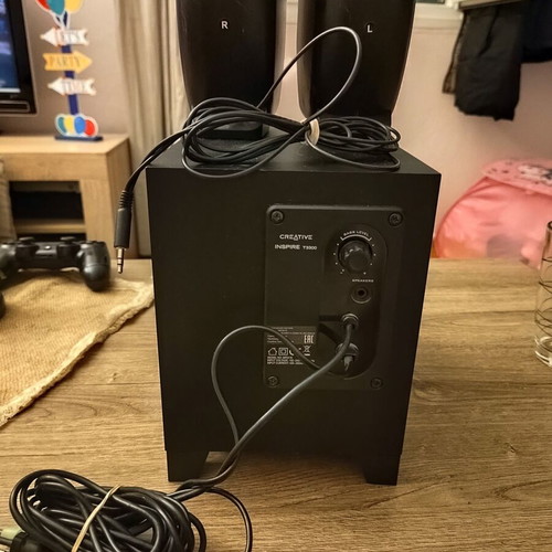 Creative Inspire T3300 speakers used, for parts or repair