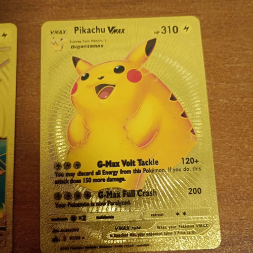 Pokémon Gold Foil Cards like new, set of 4