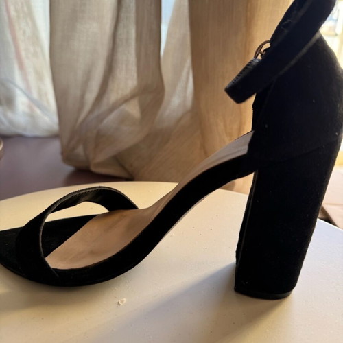Women's sandals used, size 37, black