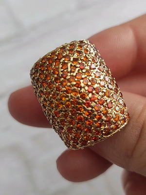 Gold ring.