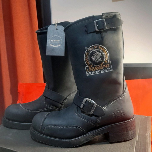 Sendra N42 handmade boots new black