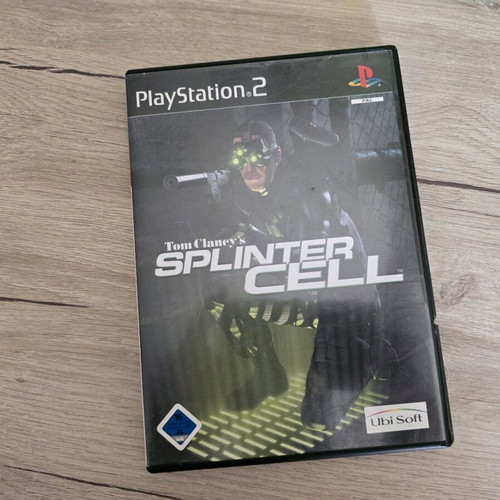Splinter Cell PS2 case used with broken clip