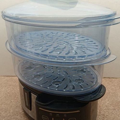 Midea Digital Steamer like new, inox, 2 levels