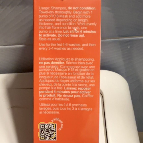 K18 Leave-In Molecular Repair Hair Mask 50ml new, sealed