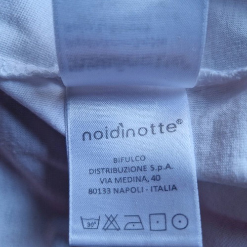 Noidinotte Medium pajama set like new, white with pink details