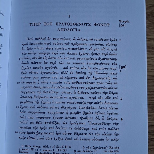 Lysiae Orationes Oxford Classical Texts book