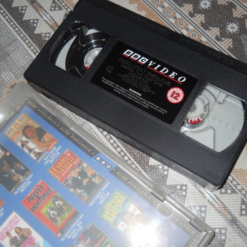 Absolutely Fabulous Series 2 VHS tape used with English subtitles