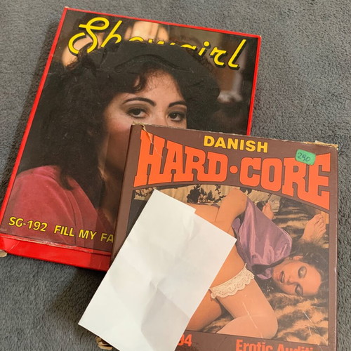 Erotic film Danish 1981, 2 movies in original boxes