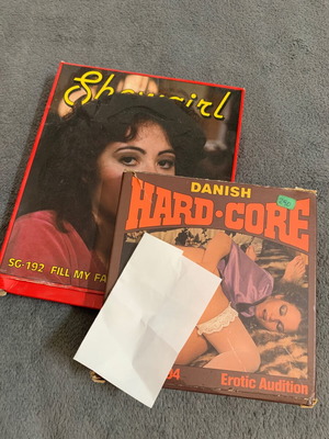 Erotic film Danish 1981, 2 movies in original boxes