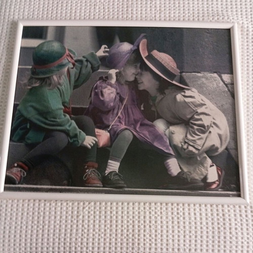 Poster with white frame like new, 53x43 cm