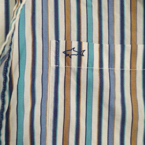 Paul and Shark men's shirt No 41 /L like new, multicolored